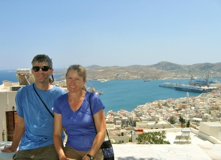 622c-3231 View from Vrondado Hill, Syros island